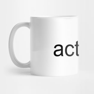 Verified Actor (Black Text) Mug